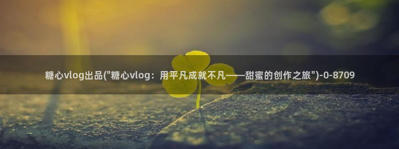 糖心传媒vlog在线观看